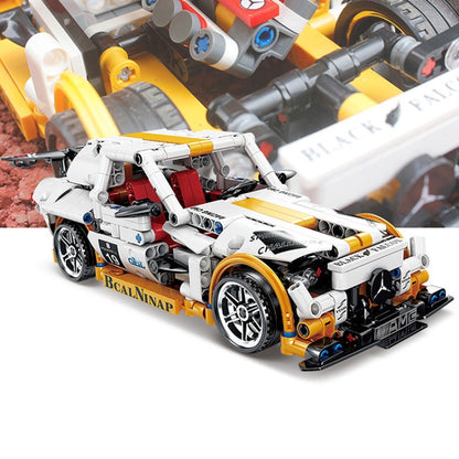 Modified Racing Model Assembled Building Block Gear Children Educational Toys(KY1016) - Building Blocks by PMC Jewellery | Online Shopping South Africa | PMC Jewellery