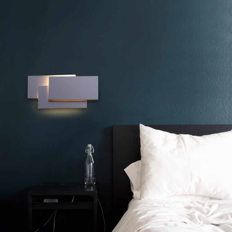 Black circle 18W Creative Simple Bedroom Bedside Living Room Restaurant Hotel Study Hall Corridor Aisle Light LED Tower Stack Wall Lamp(Warm Light) - Wall Lamps by PMc TechLife | Online Shopping South Africa | PMc TechLife | Buy Now Pay Later Mobicred