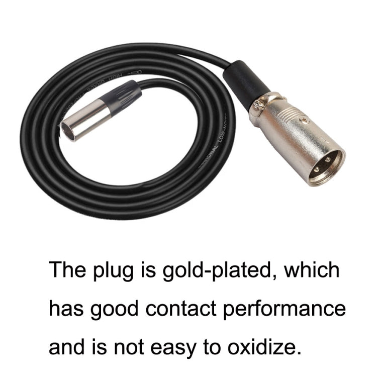 Xlrmini Caron Male To Mini Male Balancing Cable For 48V Sound Card Microphone Audio Cable, Length:5m - Microphone Audio Cable & Connector by PMC Jewellery | Online Shopping South Africa | PMC Jewellery | Buy Now Pay Later Mobicred