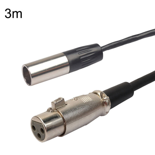 Xlrmini Caron Female To Mini Male Balancing Cable For 48V Sound Card Microphone Audio Cable, Length:3m - Microphone Audio Cable & Connector by PMC Jewellery | Online Shopping South Africa | PMC Jewellery | Buy Now Pay Later Mobicred