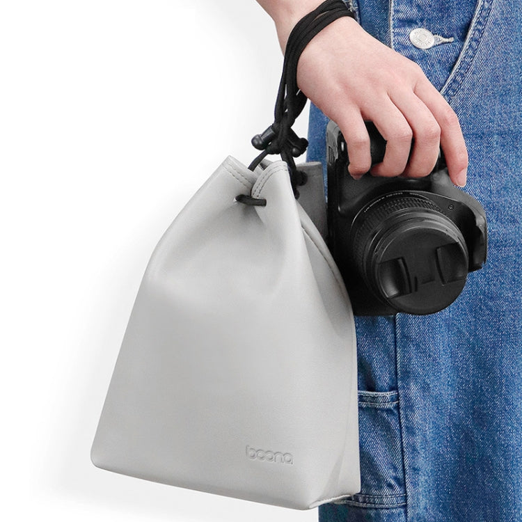 Baona Camera Bag Lens Drawstring Pouch, Size: Medium(Black) - free shipping - PMC TechLife - Order now!