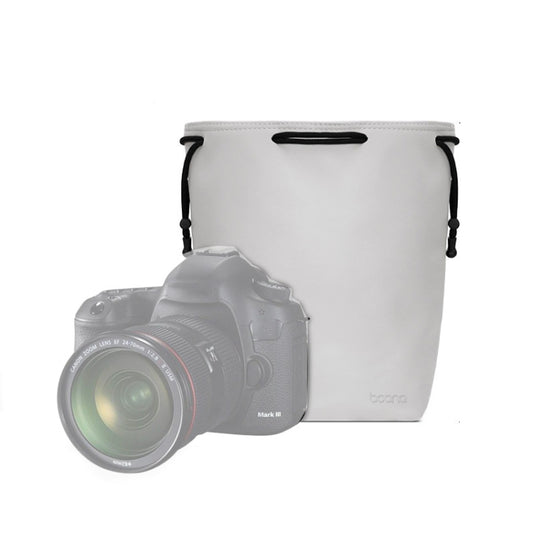 Baona Camera Bag Lens Drawstring Pouch, Size: Large(Gray) - Soft Bag by Baona | Online Shopping South Africa | PMC Jewellery | Buy Now Pay Later Mobicred