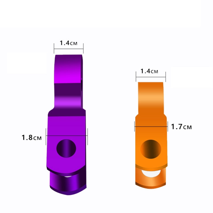 2 Pairs Shock Absorber Extender Height Extension for Motorcycle, Size: Large(Blue) - Replacement Parts by PMc TechLife | Online Shopping South Africa | PMc TechLife | Buy Now Pay Later Mobicred