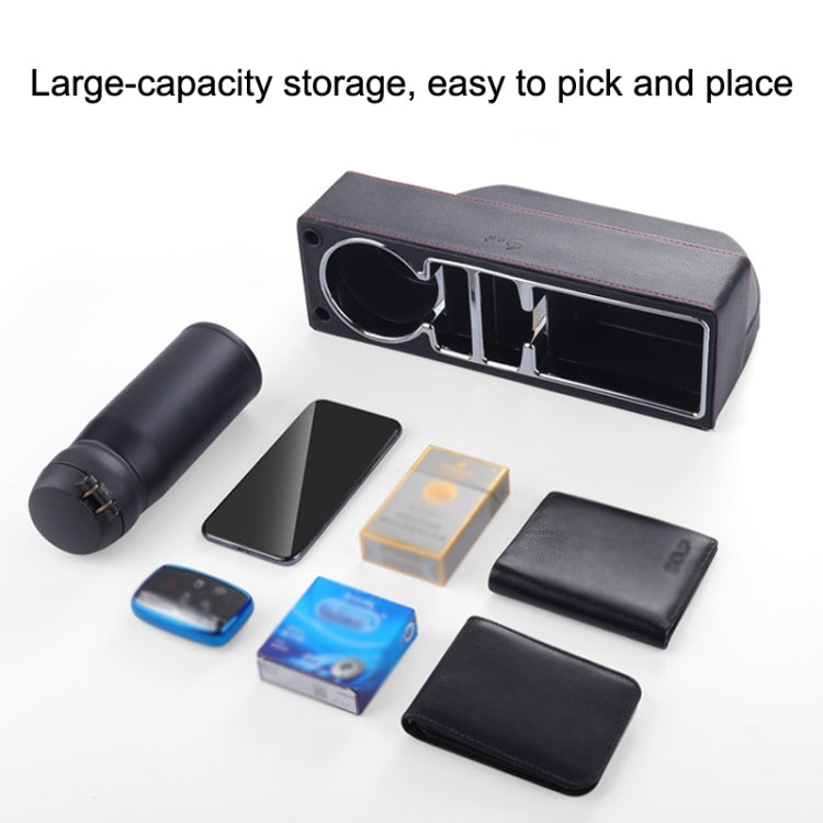 SUSISUN SNH010 Car Seat Gap Storage Box, Style:Co-driver(Apricot) - Stowing Tidying by SUSISUN | Online Shopping South Africa | PMC Jewellery | Buy Now Pay Later Mobicred