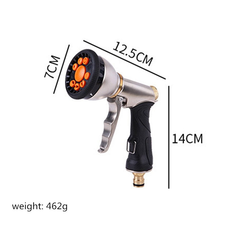 Electroplating Multifunctional High-pressure Water Gun 9 Function Front Trigger Car Wash Water Gun - Car Washer & Accessories by PMC Jewellery | Online Shopping South Africa | PMC Jewellery | Buy Now Pay Later Mobicred