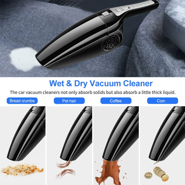 Car Vacuum Cleaner High Power 120W Home Car Dual-use Vacuum Cleaner Powerful Dry and Wet Wired Models Seventh Generation(Black) - Vacuum Cleaner by PMC Jewellery | Online Shopping South Africa | PMC Jewellery