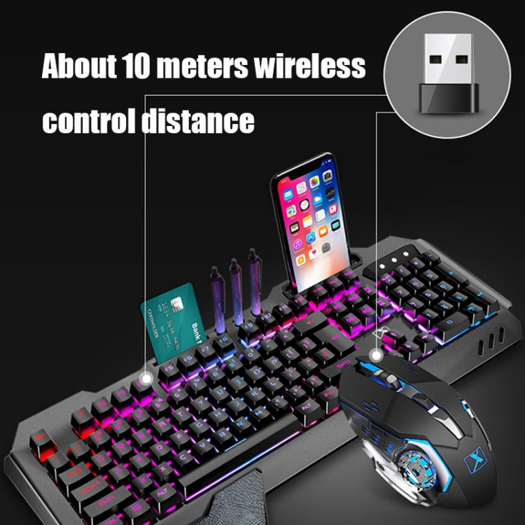 K680 RGB Rechargeable Gaming Wireless Keyboard and Mouse Set(White) - Wireless Keyboard by PMC Jewellery | Online Shopping South Africa | PMC Jewellery | Buy Now Pay Later Mobicred