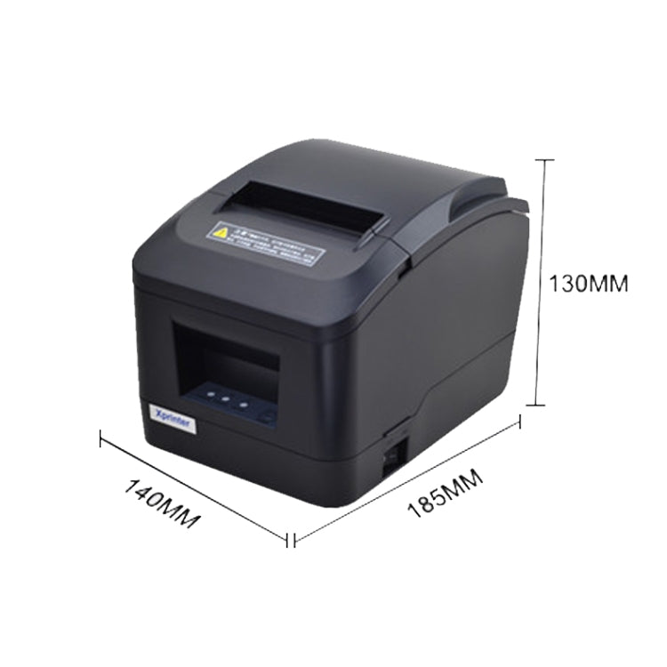 Xprinter XP-A160M Thermal Printer Catering Bill POS Cash Register Printer, Style:UK Plug(USB) - Printer by Xprinter | Online Shopping South Africa | PMC Jewellery | Buy Now Pay Later Mobicred