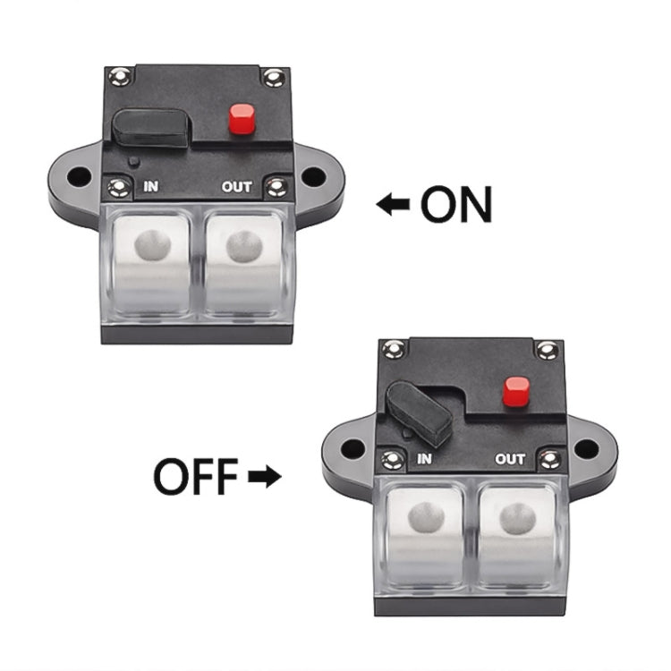 60A Auto Circuit Breaker Car Audio Fuse Holder Power Insurance Automatic Switch(Black) - Fuse by PMC TechLife | Online Shopping South Africa | PMC TechLife | Buy Now Pay Later Mobicred