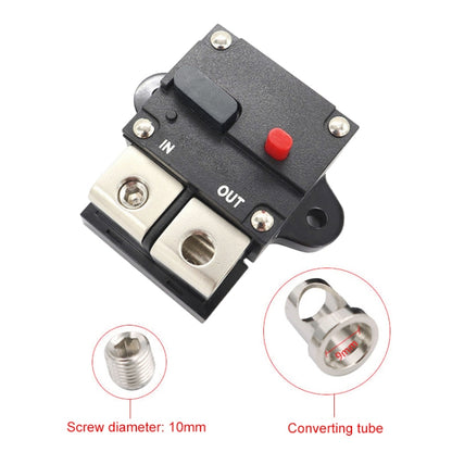 300A Auto Circuit Breaker Car Audio Fuse Holder Power Insurance Automatic Switch(Black) - Fuse by PMC Jewellery | Online Shopping South Africa | PMC Jewellery | Buy Now Pay Later Mobicred