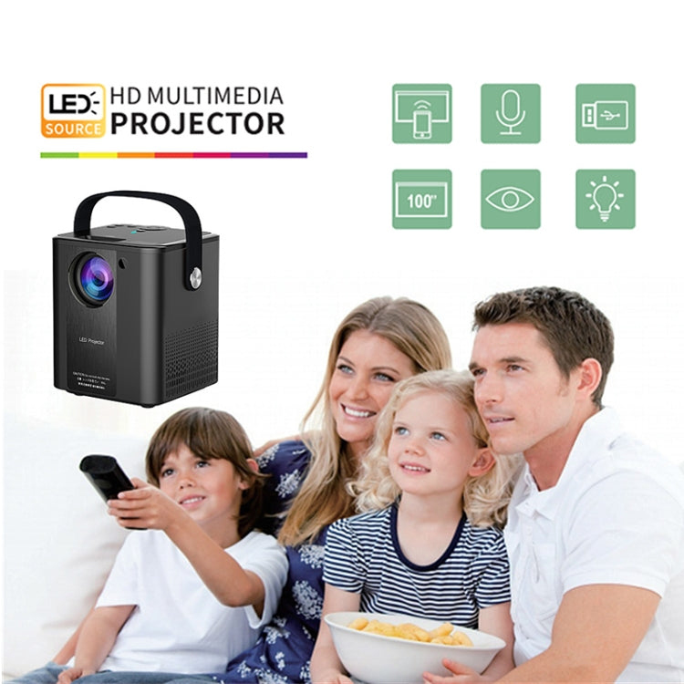 C500 Portable Mini LED Home HD Projector, Style:Android Version(White) - Mini Projector by PMC Jewellery | Online Shopping South Africa | PMC Jewellery | Buy Now Pay Later Mobicred