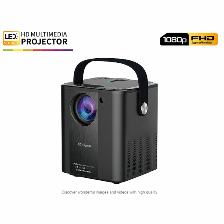 C500 Portable Mini LED Home HD Projector, Style:Basic Version(Black) - Mini Projector by PMC Jewellery | Online Shopping South Africa | PMC Jewellery | Buy Now Pay Later Mobicred