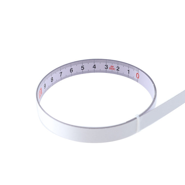 1m Sticky Scale Steel Ruler with Glue Scale Tape Measure Self-adhesive Ruler, Specification:Middle Point - Measuring Tools by PMC TechLife | Online Shopping South Africa | PMC TechLife