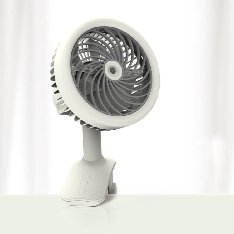 Desktop Office Small Fan USB Charging Clip Fan(White) - free shipping - PMC Jewellery - Order now!