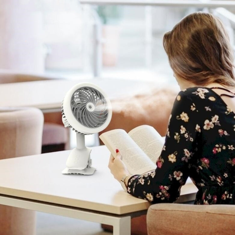 Desktop Office Small Fan USB Charging Clip Fan(White) - free shipping - PMC Jewellery - Order now!