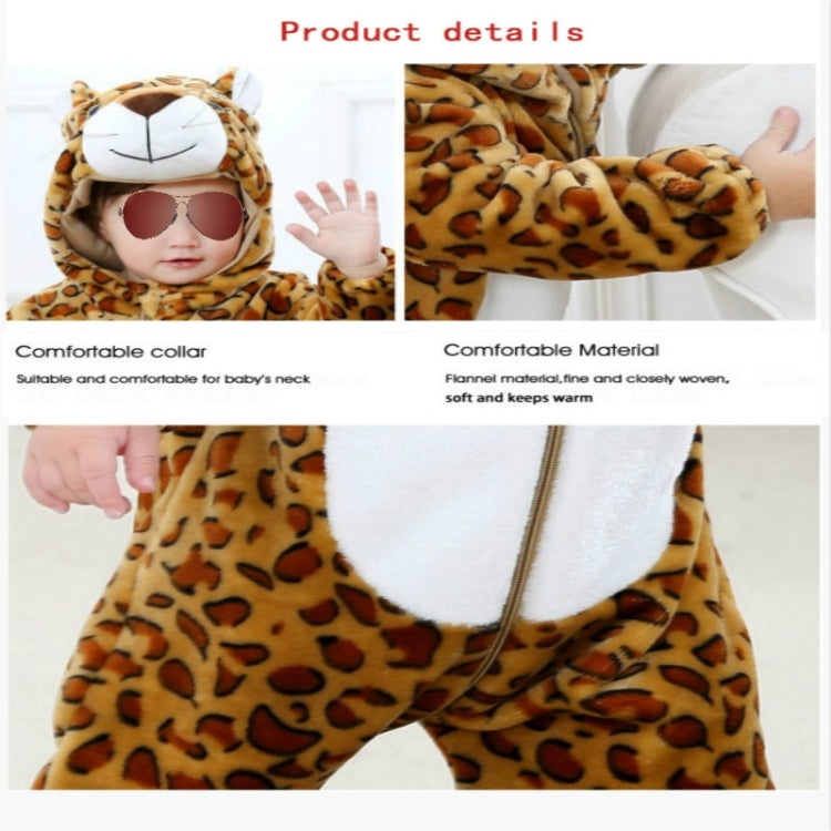 Babies Cartoon Animal Shape Flannel Jumpsuit Romper, Size:90CM(Panda) - Baby Clothing by PMC Jewellery | Online Shopping South Africa | PMC Jewellery | Buy Now Pay Later Mobicred