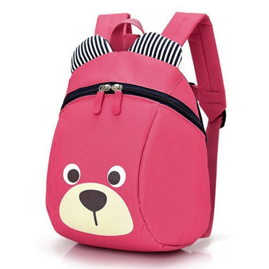 Children Anti-lost Backpack Toddler Cartoon School Bag(Rose Red) - Kids Bags by PMC Jewellery | Online Shopping South Africa | PMC Jewellery | Buy Now Pay Later Mobicred