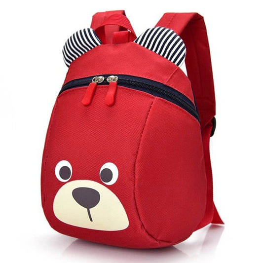 Children Anti-lost Backpack Toddler Cartoon School Bag(Red) - Kids Bags by PMC Jewellery | Online Shopping South Africa | PMC Jewellery | Buy Now Pay Later Mobicred