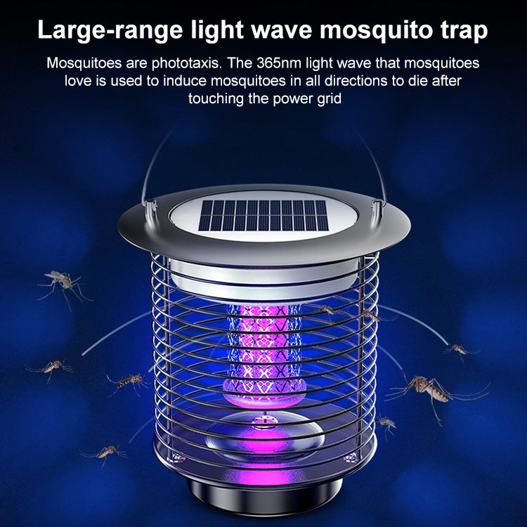 Outdoor Solar Waterproof Mosquito Lamp Mosquito Repellent, Color:TM03 Silver - Outdoor Insect Repellent by PMC Jewellery | Online Shopping South Africa | PMC Jewellery | Buy Now Pay Later Mobicred