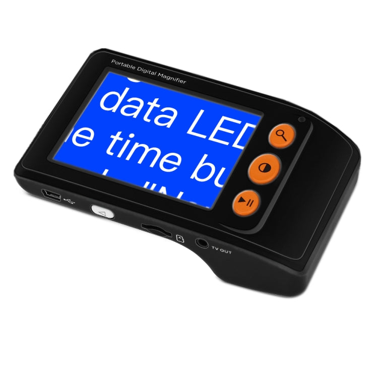 3.5 Inch 2X-25X High-Definition Handheld  Magnifying Glass Electronic Vision Aid(Black) - Hand Held Style by PMC TechLife | Online Shopping South Africa | PMC TechLife | Buy Now Pay Later Mobicred