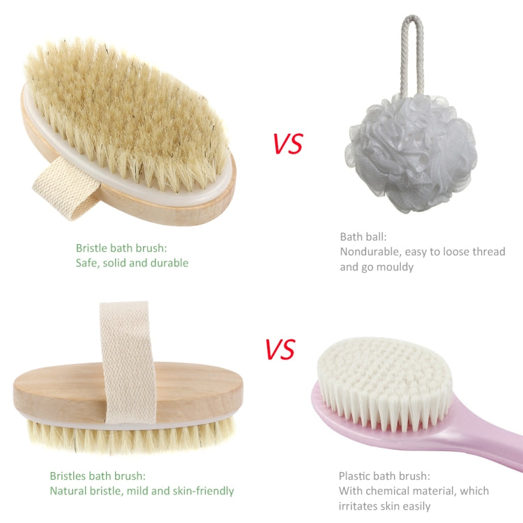 Soft Natural Bristle SPA Brush Without Handle - Bath Brushes & Sponges by PMC TechLife | Online Shopping South Africa | PMC TechLife