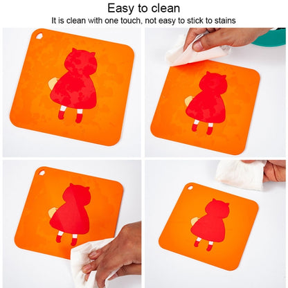 Anti-scald and Heat-resistant Placemats Home Waterproof and Oil-proof Table Mats Silicone Coasters, Size:Large, Style:Bunny - Insulation by PMC Jewellery | Online Shopping South Africa | PMC Jewellery | Buy Now Pay Later Mobicred