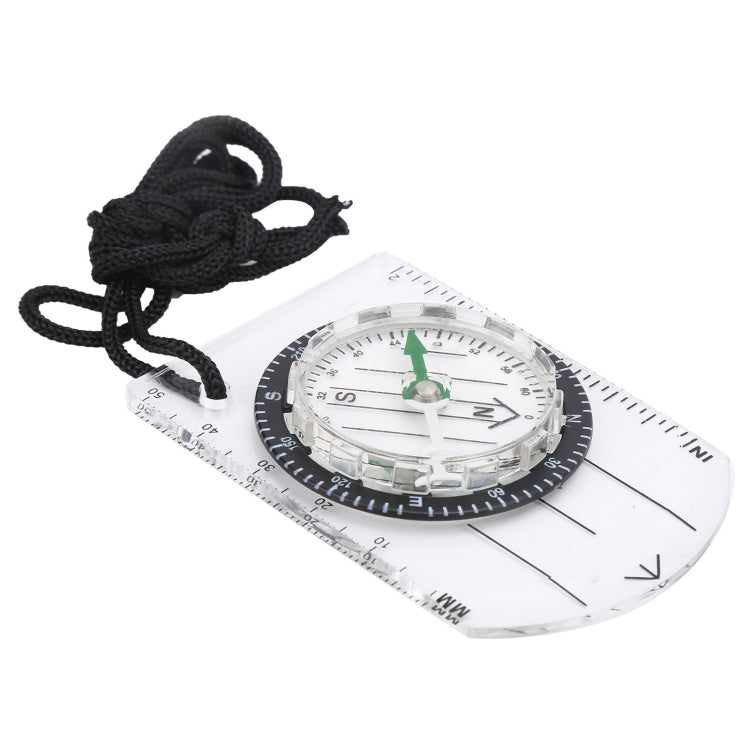 Professional Mini Compass Map Scale Ruler Multifunctional Equipment Outdoor Hiking Camping Survival - Hiking Meter by PMC TechLife | Online Shopping South Africa | PMC TechLife | Buy Now Pay Later Mobicred