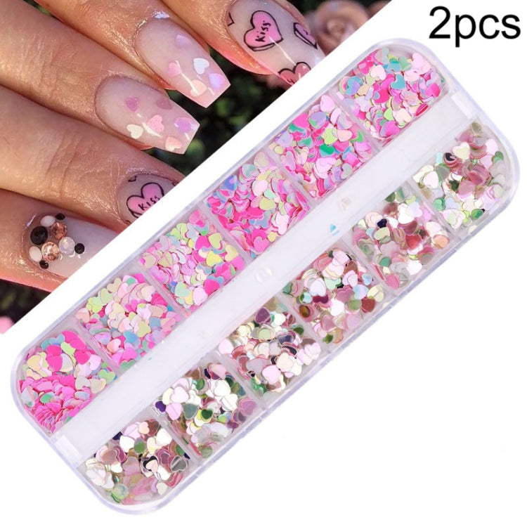 2 PCS Nail Art Butterfly Laser Symphony Sequins, Specification:04 - Nail Stickers by PMC Jewellery | Online Shopping South Africa | PMC Jewellery | Buy Now Pay Later Mobicred