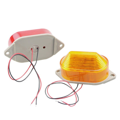 DC24V Led Mini Strobe Signal Warning Light Silent Warning Light(Orange) - Warning Lights by PMC Jewellery | Online Shopping South Africa | PMC Jewellery | Buy Now Pay Later Mobicred