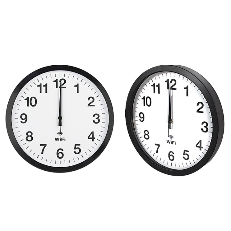Smart Network Automatic Time Synchronization Wifi Wall Clock Modern Minimalist Silent Living Room Clock, Size:16 inch(Silver) - Wall Clock by PMC TechLife | Online Shopping South Africa | PMC TechLife