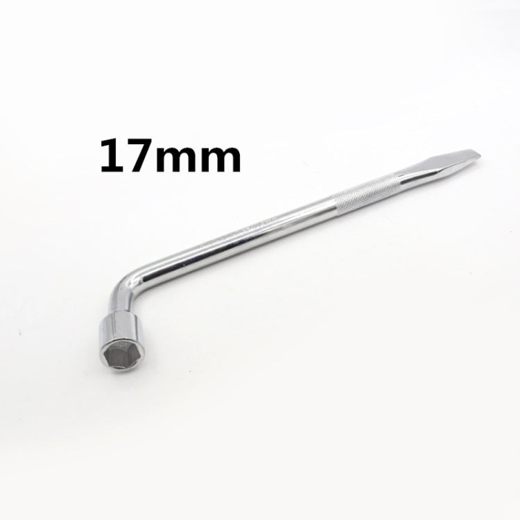 L-Type Car Tire Removal Tool Tire Wrench Socket Wrench, Specification: 17mm - Hand Tool Sets by PMC TechLife | Online Shopping South Africa | PMC TechLife | Buy Now Pay Later Mobicred