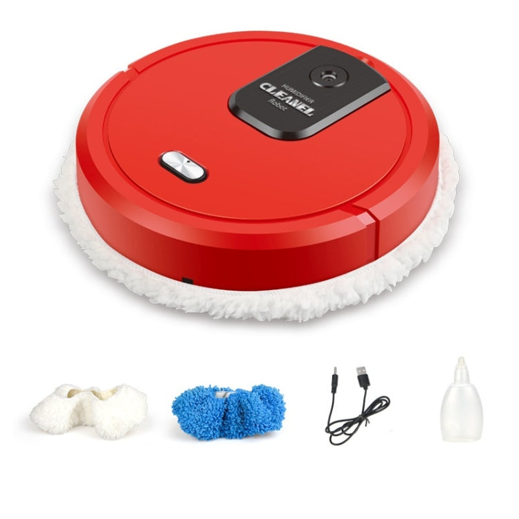 KeLeDi Household Multifunctional Mopping Robot Intelligent Humidifier Automatic Atomizing Aroma Diffuser(Red) - Robot Vacuum Cleaner by KeLeDi | Online Shopping South Africa | PMC Jewellery | Buy Now Pay Later Mobicred