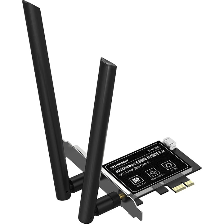 COMFAST Gaming Game 3000Mbps Gigabit Dual-Frequency Wireless Desktop Computer PCIE Wireless Network Card, Coverage: AX200 - free shipping - PMC Jewellery - Order now!