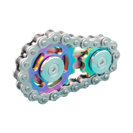 Chain Gyro Fingertip Gyro EDC Metal Toy Gear Sprocket Flywheel, Colour: Rainbow Colors - Spinning Toys by PMC Jewellery | Online Shopping South Africa | PMC Jewellery