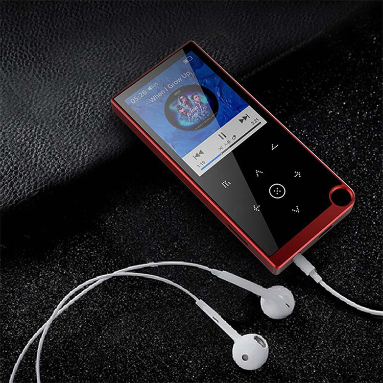 E05 2.4 inch Touch-Button MP4 / MP3 Lossless Music Player, Support E-Book / Alarm Clock / Timer Shutdown, Memory Capacity: 4GB Bluetooth Version(Red) - MP4 Player by PMC Jewellery | Online Shopping South Africa | PMC Jewellery | Buy Now Pay Later Mobicred