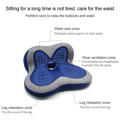 Memory Foam Petal Cushion Office Chair Home Car Seat Cushion, Size: Without Storage Bag(Starry Blue) - Cushions & Pillows by PMC Jewellery | Online Shopping South Africa | PMC Jewellery | Buy Now Pay Later Mobicred