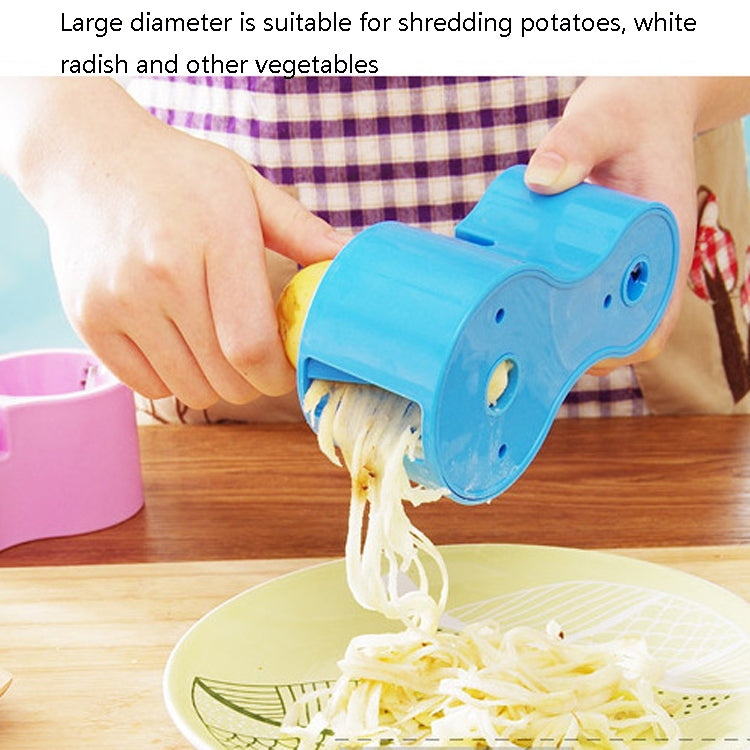 2 PCS Multifunctional Spiral Double-Headed Grater With Sharpener Kitchen Gadgets(Black) - Cutter & Peeler by PMC TechLife | Online Shopping South Africa | PMC TechLife | Buy Now Pay Later Mobicred