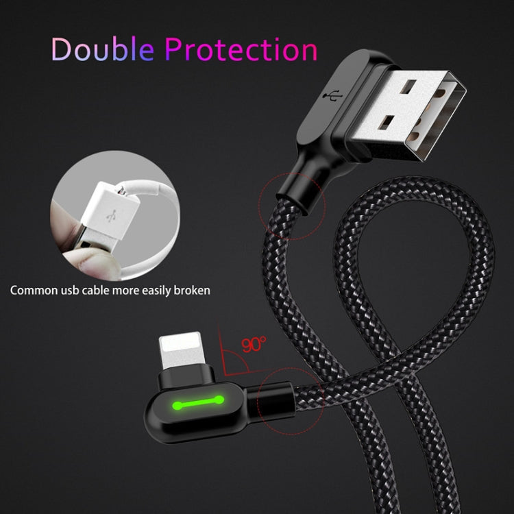 MCDODO 2A USB to 8 Pin Fast Charging Data Cable, Length:1.2m(Black) - Normal Style Cable by MCDODO | Online Shopping South Africa | PMC Jewellery | Buy Now Pay Later Mobicred