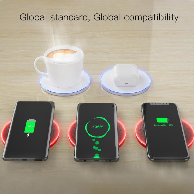 JAKCOM TWC Multifunctional Wireless Charging with Constant Temperature Heating Function EU Plug (Black) - Wireless Charger by JAKCOM | Online Shopping South Africa | PMC Jewellery | Buy Now Pay Later Mobicred