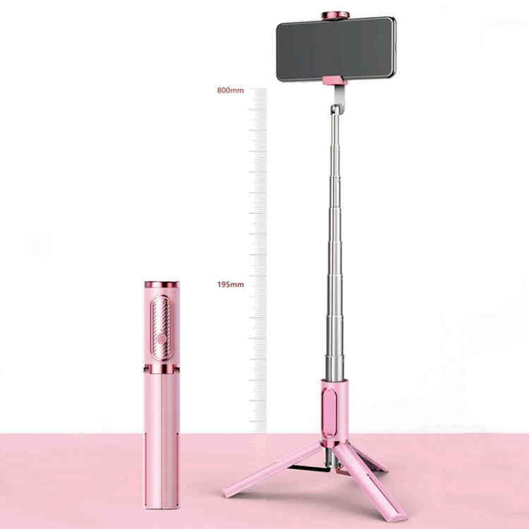 Y202 Bluetooth Selfie Stick With Floor Tripod Stand Mobile Phone Selfie Camera(Pink) - Selfie Sticks by PMC Jewellery | Online Shopping South Africa | PMC Jewellery | Buy Now Pay Later Mobicred