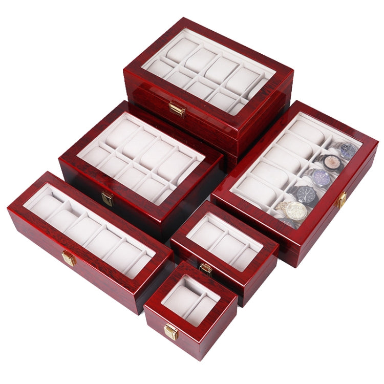 Wooden Baking Paint Watch Box Jewelry Storage Display Box(5-bit Paint) - free shipping - PMc TechLife - Order now!