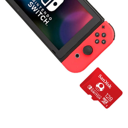 SanDisk SDSQXAO TF Card Micro SD Memory Card for Nintendo Switch Game Console, Capacity: 128GB Red - Micro SD Card by SanDisk | Online Shopping South Africa | PMC Jewellery | Buy Now Pay Later Mobicred