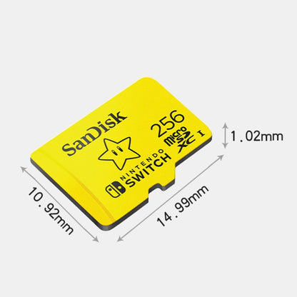 SanDisk SDSQXAO TF Card Micro SD Memory Card for Nintendo Switch Game Console, Capacity: 256GB Gold - Micro SD Card by SanDisk | Online Shopping South Africa | PMC Jewellery | Buy Now Pay Later Mobicred