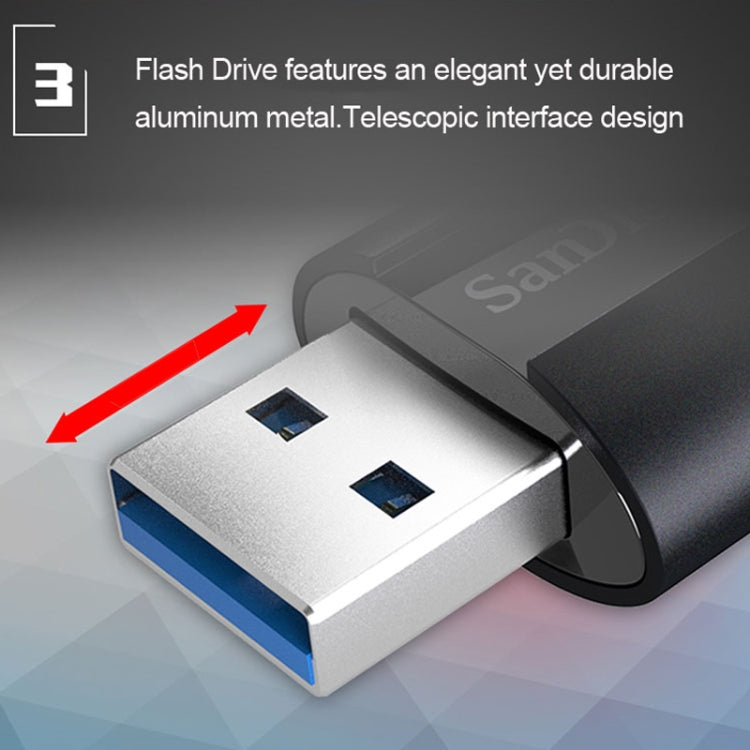 SanDisk CZ880 High Speed Metal USB 3.1 Business Encrypted Solid State Flash Drive U Disk, Capacity: 128GB - USB Flash Drives by SanDisk | Online Shopping South Africa | PMC Jewellery | Buy Now Pay Later Mobicred