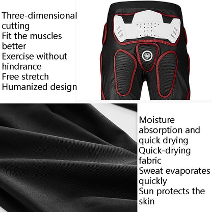 SULAITE Motorcycle Cross-Country Riding Trousers Protective Hip Pants, Specification: XL(Black) - Protective Gear by SULAITE | Online Shopping South Africa | PMC Jewellery | Buy Now Pay Later Mobicred