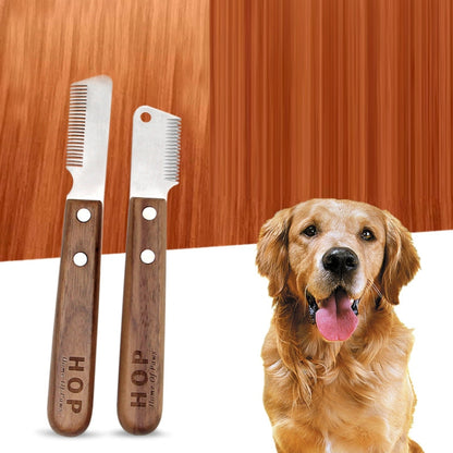 HOP Terrier Dog Plucking Knife Pet Grooming & Shaving Tool(CS276 Right Hand) - Brushes & Combs by PMC Jewellery | Online Shopping South Africa | PMC Jewellery