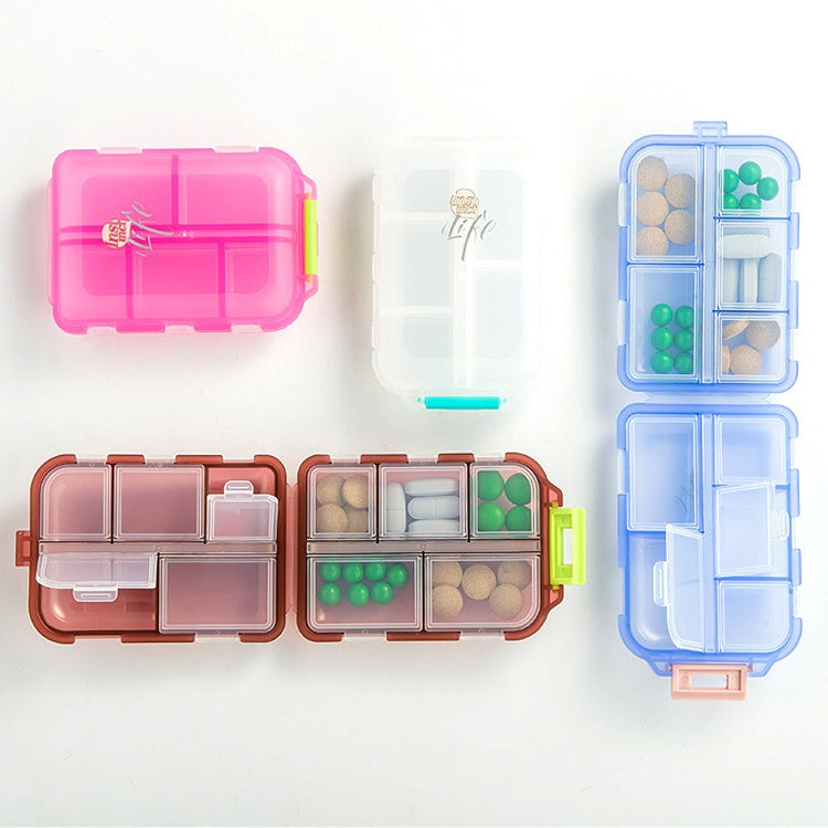 Mizi Small Pill Box Portable Dispensing Medicines Boxes, Colour: 7 Grid (Green) - free shipping - PMC TechLife - Order now!
