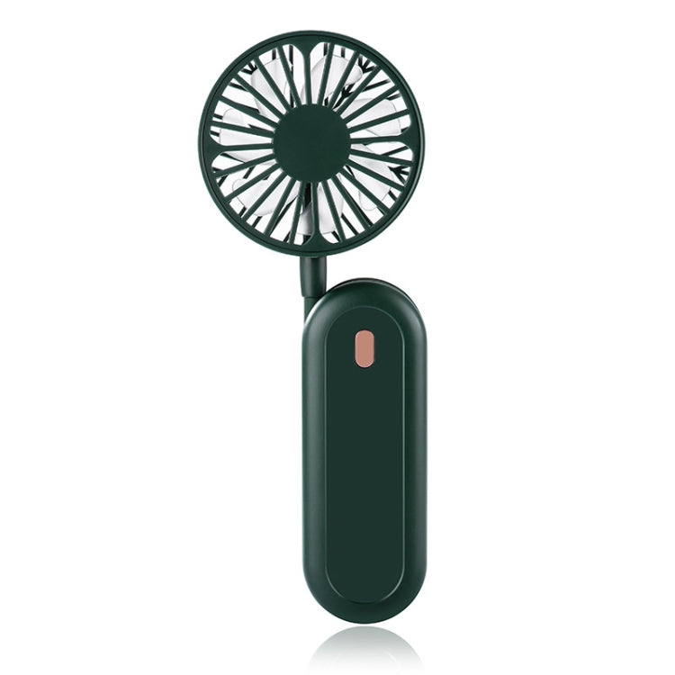 LN2 Hanging Neck Small Fan Outdoor Foldable USB Lazy Handheld Fan(Green) - Electric Fans by PMC Jewellery | Online Shopping South Africa | PMC Jewellery | Buy Now Pay Later Mobicred