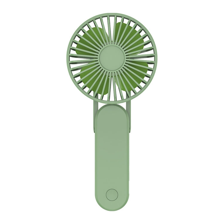 F1 USB Portable Lazy Hanging Neck Fan Mini Folding Handheld Fan(Green) - Electric Fans by PMC Jewellery | Online Shopping South Africa | PMC Jewellery | Buy Now Pay Later Mobicred