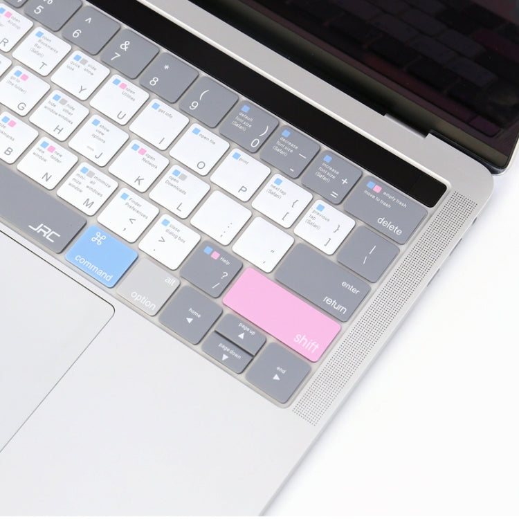 JRC English Version Colored Silicone Laptop Keyboard Protective Film For MacBook Pro Retina 13.3 inch A1425 & A1502(Soothing Color) - Keyboard Protector by JRC | Online Shopping South Africa | PMC Jewellery | Buy Now Pay Later Mobicred